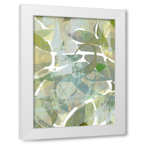 Garden Breeze White Modern Wood Framed Art Print by Dubois, Lori