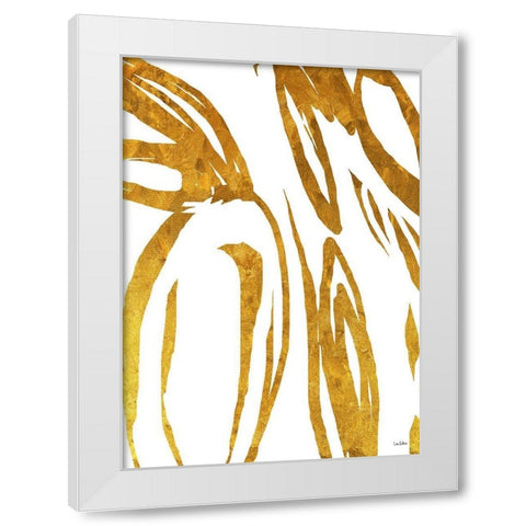 Jungle Chic White Modern Wood Framed Art Print by Dubois, Lori
