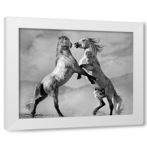 Challengers White Modern Wood Framed Art Print by Dearing, Lisa