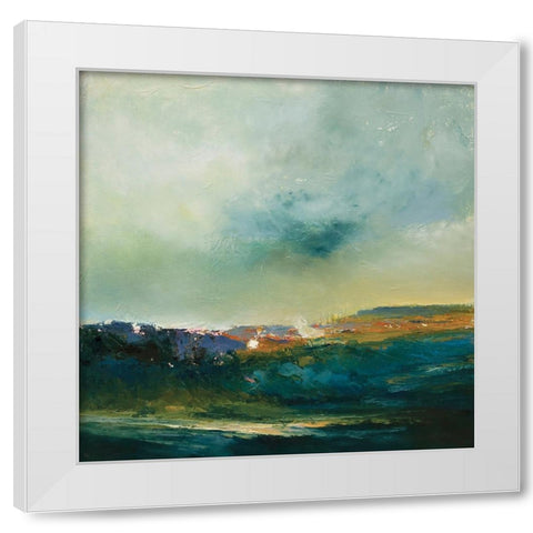 Into Paso White Modern Wood Framed Art Print by Dennis, Patrick