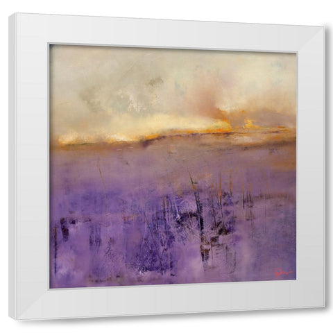 On Thin Ice White Modern Wood Framed Art Print by Dennis, Patrick