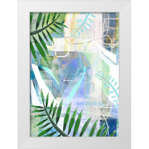 Sundown Shadow White Modern Wood Framed Art Print by Dubois, Lori