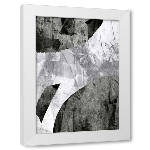 Midnight Storm I White Modern Wood Framed Art Print by Dubois, Lori