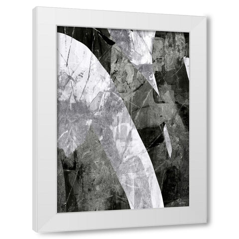Midnight Storm II White Modern Wood Framed Art Print by Dubois, Lori