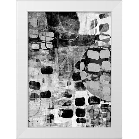 New Territory II White Modern Wood Framed Art Print by Dubois, Lori