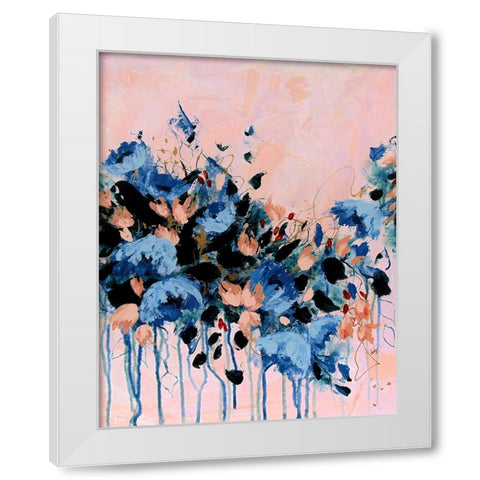 Bridesmaid One White Modern Wood Framed Art Print by DelValle, Patty