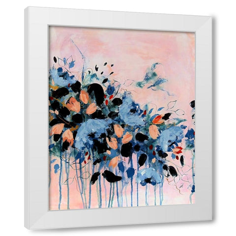 Bridesmaid Two White Modern Wood Framed Art Print by DelValle, Patty