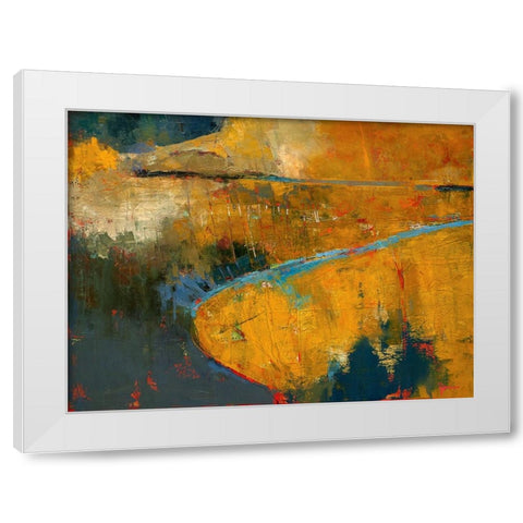 Caskey 1 White Modern Wood Framed Art Print by Dennis, Patrick