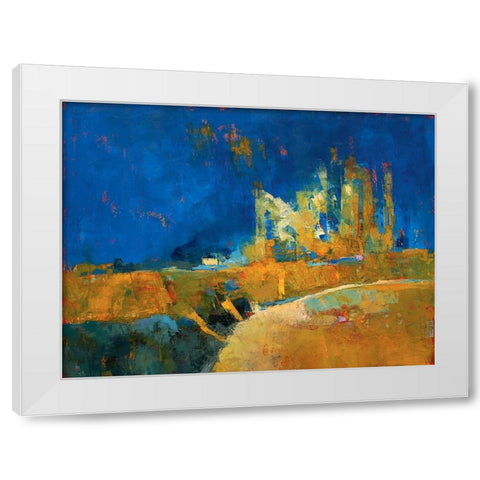 Caskey 2 White Modern Wood Framed Art Print by Dennis, Patrick