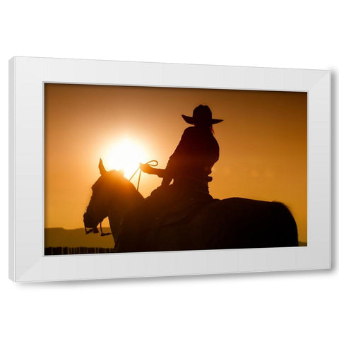 Last Run White Modern Wood Framed Art Print by Dearing, Lisa