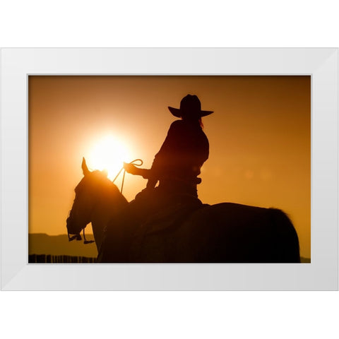 Last Run White Modern Wood Framed Art Print by Dearing, Lisa