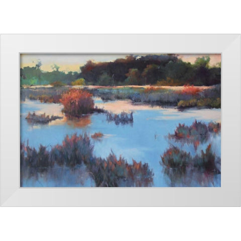 Ace Basin Creek White Modern Wood Framed Art Print by Dukes, Madeline