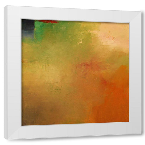 Autumn Mist White Modern Wood Framed Art Print by Dickson, Mark