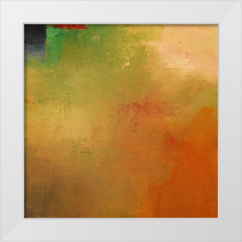 Autumn Mist White Modern Wood Framed Art Print by Dickson, Mark