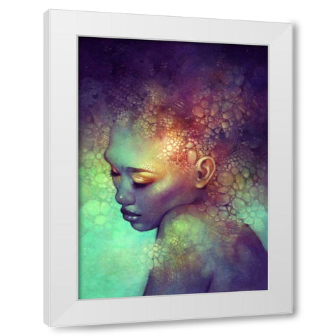 Camouflage White Modern Wood Framed Art Print by Dittman, Anna