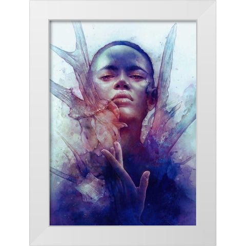 Prey White Modern Wood Framed Art Print by Dittman, Anna
