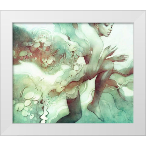 Flood White Modern Wood Framed Art Print by Dittman, Anna