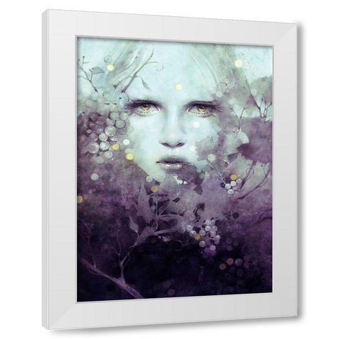 Vine White Modern Wood Framed Art Print by Dittman, Anna