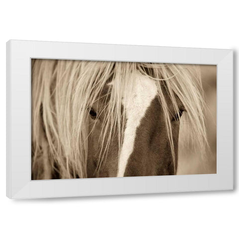 The Blonde White Modern Wood Framed Art Print by Dearing, Lisa