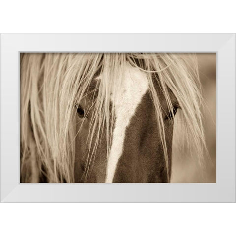 The Blonde White Modern Wood Framed Art Print by Dearing, Lisa