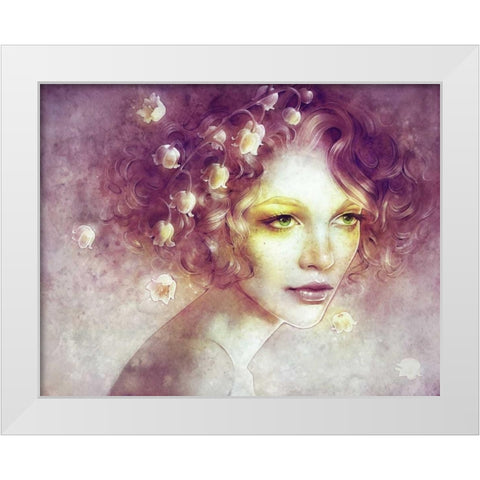 May White Modern Wood Framed Art Print by Dittman, Anna