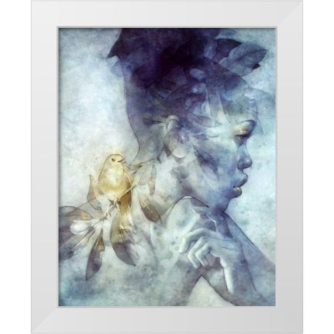 Midas White Modern Wood Framed Art Print by Dittman, Anna