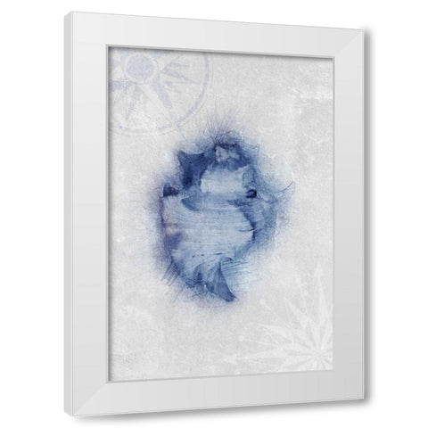 Ocean Memories 1 White Modern Wood Framed Art Print by Duncan-He, Louis