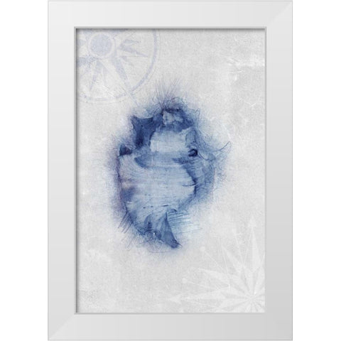 Ocean Memories 1 White Modern Wood Framed Art Print by Duncan-He, Louis