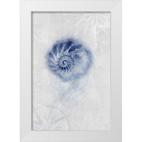 Ocean Memories 2 White Modern Wood Framed Art Print by Duncan-He, Louis