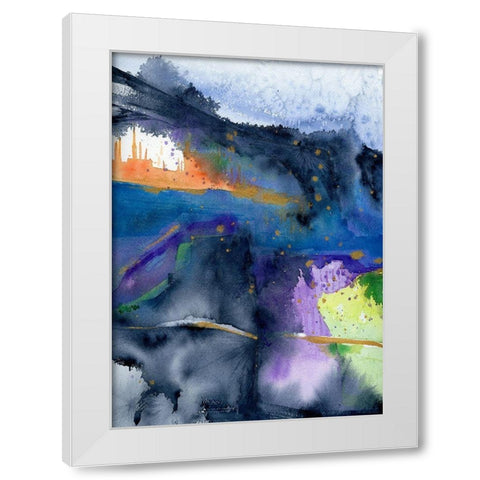 Valley of Neptune White Modern Wood Framed Art Print by Edwards, Brazen