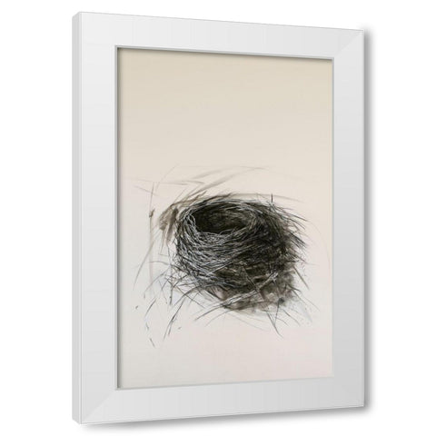 Habitat Nest White Modern Wood Framed Art Print by Ekstrand, Kris