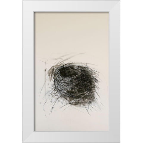 Habitat Nest White Modern Wood Framed Art Print by Ekstrand, Kris