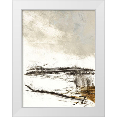 Padilla Bay White Modern Wood Framed Art Print by Ekstrand, Kris
