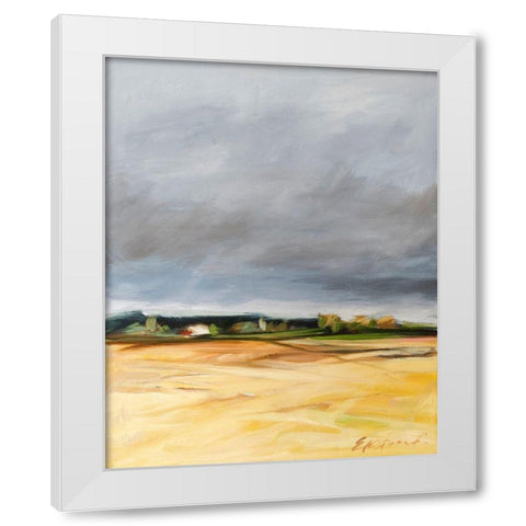 Samish Flats No. 1 White Modern Wood Framed Art Print by Ekstrand, Kris