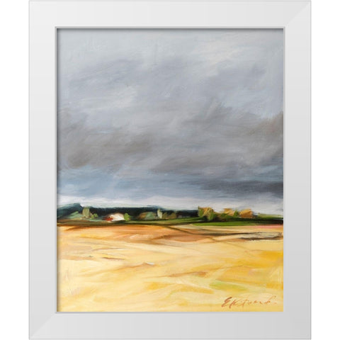 Samish Flats No. 1 White Modern Wood Framed Art Print by Ekstrand, Kris