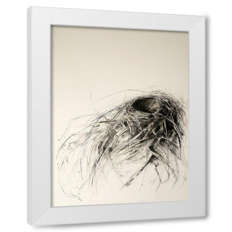 Sanctuary White Modern Wood Framed Art Print by Ekstrand, Kris