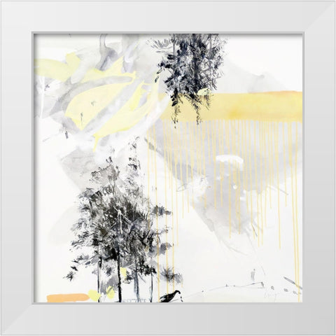 Bosque No. 2 White Modern Wood Framed Art Print by Escayo, Alba