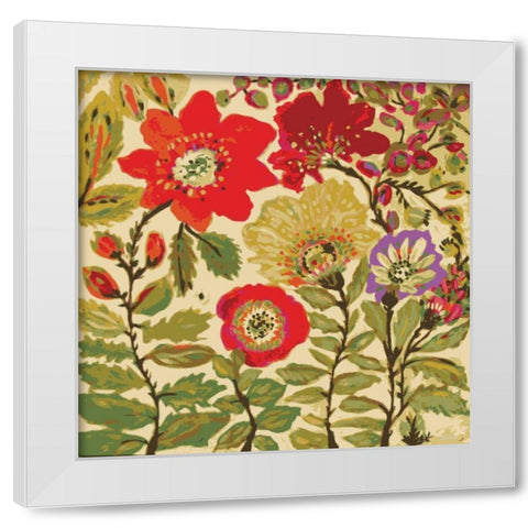 Modern Art Innocence White Modern Wood Framed Art Print by Fields, Karen