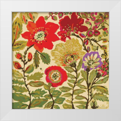 Modern Art Innocence White Modern Wood Framed Art Print by Fields, Karen