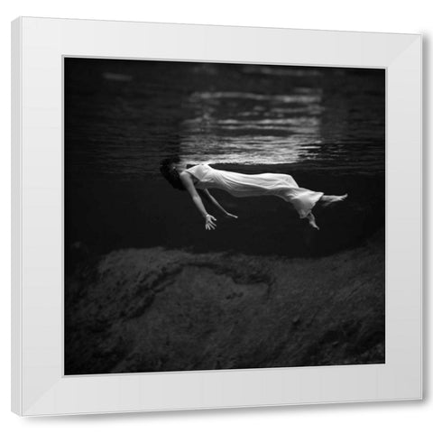Weeki Wachee Spring Florida - 1947 White Modern Wood Framed Art Print by Frissell, Toni