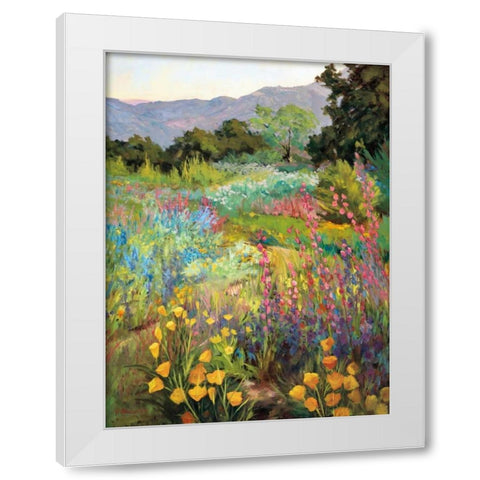 Spring Days White Modern Wood Framed Art Print by Freudenstein, Ellie