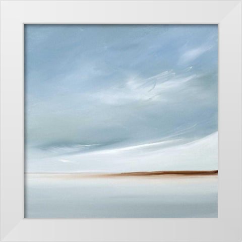 Journey II White Modern Wood Framed Art Print by Fleury, Rick