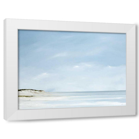 Outer Reach White Modern Wood Framed Art Print by Fleury, Rick