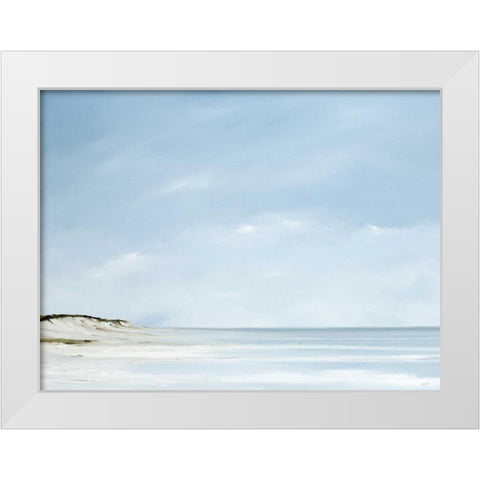 Outer Reach White Modern Wood Framed Art Print by Fleury, Rick