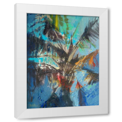 Palm Sunday White Modern Wood Framed Art Print by Forst, Beth A.