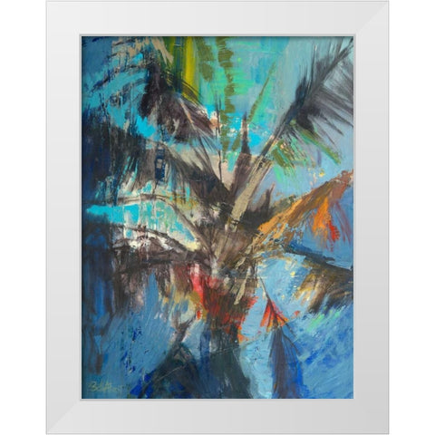 Palm Sunday White Modern Wood Framed Art Print by Forst, Beth A.
