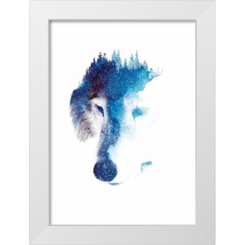 Through Many Storms White Modern Wood Framed Art Print by Farkas, Robert