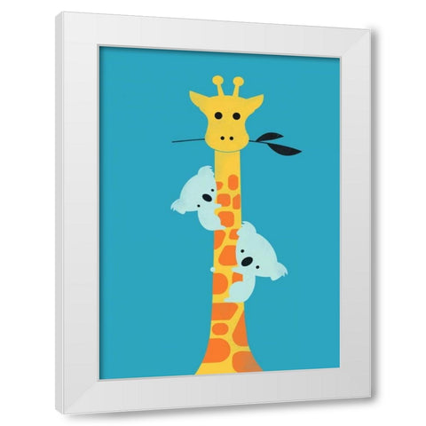 I Will Be Your Tree White Modern Wood Framed Art Print by Fleck, Jay