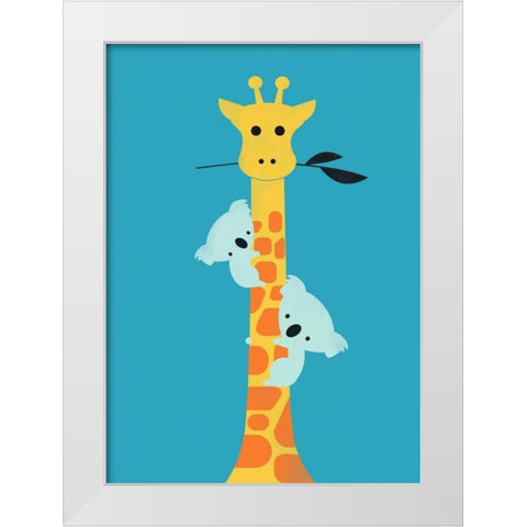 I Will Be Your Tree White Modern Wood Framed Art Print by Fleck, Jay