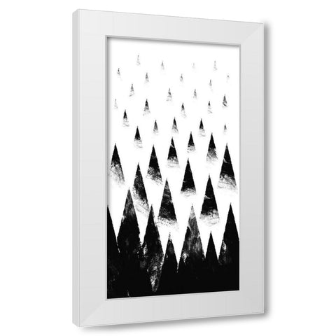 Black Hills White Modern Wood Framed Art Print by Farkas, Robert